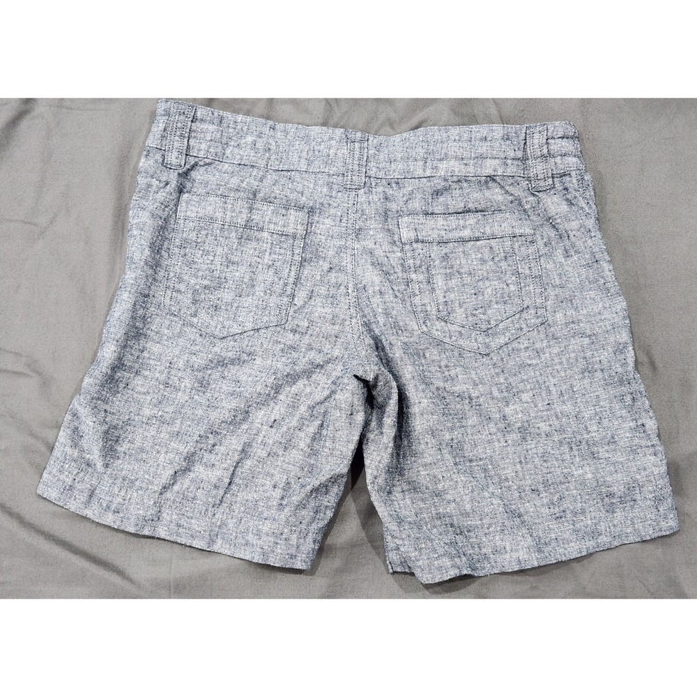Patagonia Hemp Organic Cotton Shorts Blue Chambray Drawstring Womens 4 57075 - Picture 2 of 9